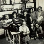 Darcy Villa Verde com amigos e alguns familiares. Década de 70.